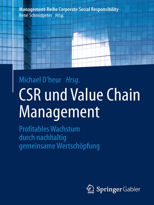 Title details for CSR und Value Chain Management by Michael D´heur - Available